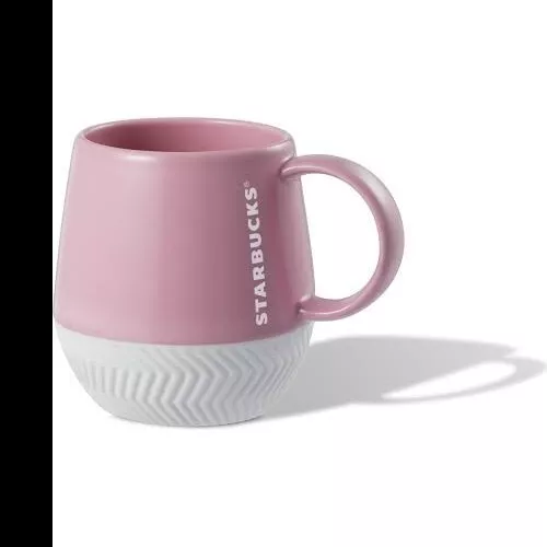 2021 NEW Starbucks Pink Retro Bronze Seal Ceramic Cup Coffee Mug Office  Cup355ml