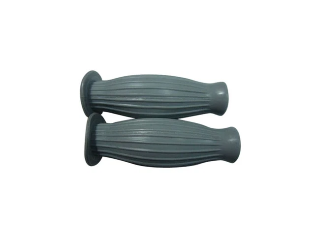 New Grey Balloon Bubble Handle Grips Set 22 MM Fit For Vespa and Lambretta