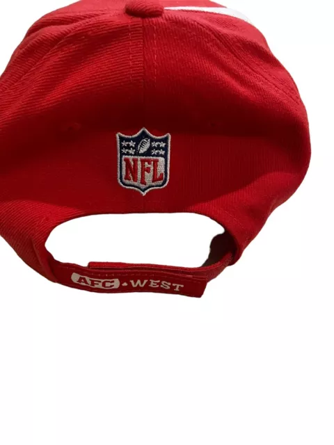 Kansas City Chiefs Team Color Structured Adjustable Hat By Reebok 3