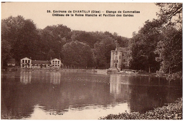 CPA 60 - approx. CHANTILLY (Oise) - 59. Commelles ponds. Queen's Castle Bl