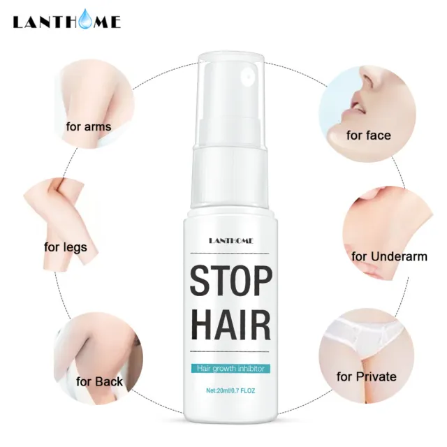 NEW Hair Removal Spray Natural Painless Permanent Depilatory Cream Stop Hair Gro