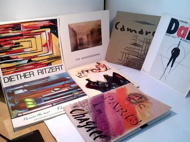 Konvolut: 7 diverse Broschüren Kunst / Ausstellungskataloge etc. div. Autoren: