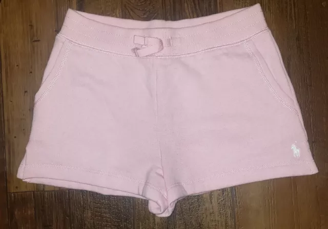 Polo Ralph Lauren Girls Light Pink Cotton Shorts