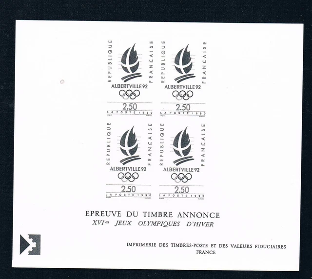 Enveloppe Premier Jour d'émission Albertville 92 Jeux olympiques d