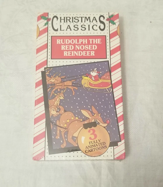 CHRISTMAS CLASSICS VHS Rudolph the Red Nosed Reindeer, 3 - Unopened ...