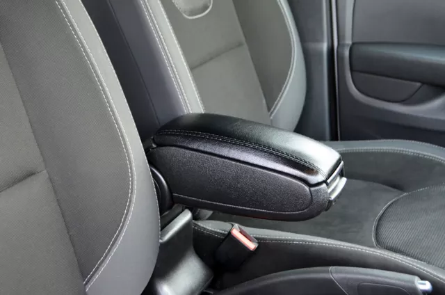 Centre Console Armrest Box Black To Fit Renault Clio IV (2012+)