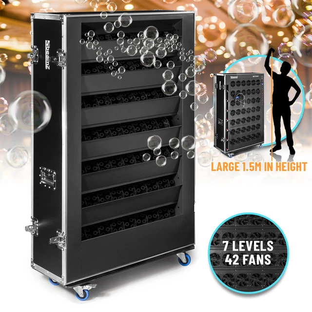 BG7000 Professional Large Bubble Machine 7 Tier Weddings Hire Stage Shows