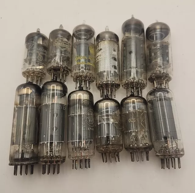 Collection of Vintage Radio/Audio/TV Vacuum Tubes Valves Job Lot #8