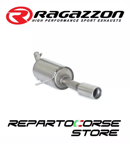 RAGAZZON SCARICO TERMINALE TONDO 80mm RENAULT CLIO 4 IV 1.5dCi 55kW 75CV 2012->