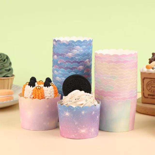 50pcs Paper Cups Cake Cupcake Wrappers Muffin Cases Baking Cup Cake Liner