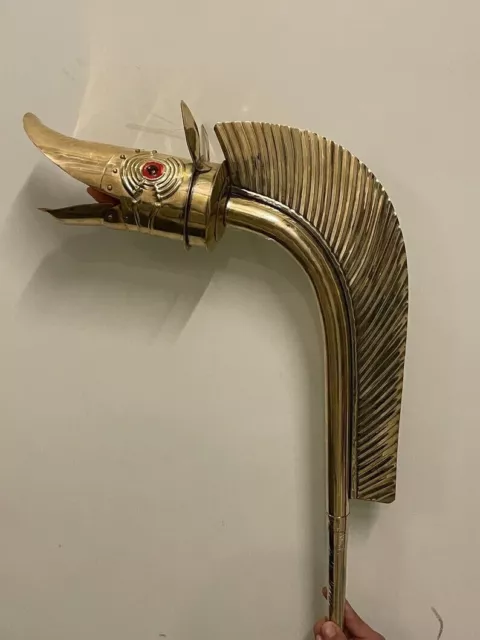 18 Gauge Brass Medieval Celtic Deskford carnyx Fully Playable/War Horn/Medieval