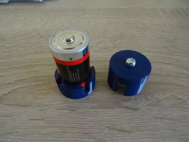 1x Adapter C-D Baby auf Monozelle Batterieadapter