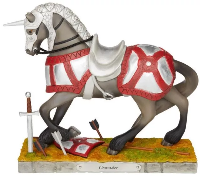 LAST ONE Trail of Painted Ponies CRUSADER War Horse Resin Figurine FREESHIP