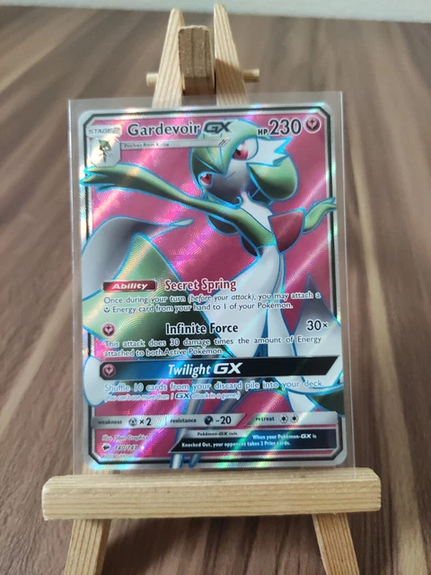 Gardevoir GX 140/147 Full Art Ultra seltene Holo brennende Schatten Pokémonkarte Neu 2