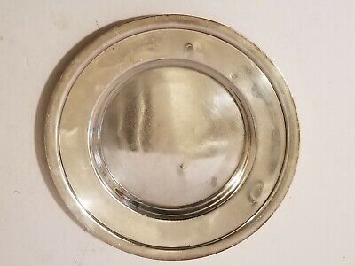 Frisco System Railroad Dining Car Silver Round Plate B