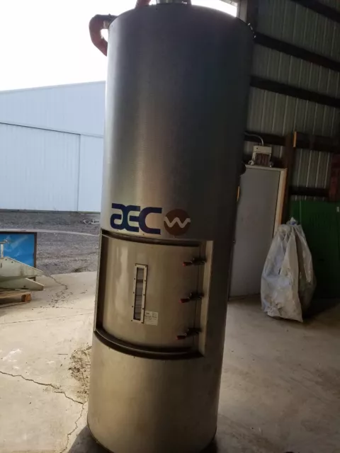 USED AEC insulated drying hopper, 30 cubic foot capacity