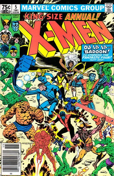 Uncanny X-Men (1963) ANNUAL #   5 Newsstand (5.0-VGF) Fantastic Four 1981