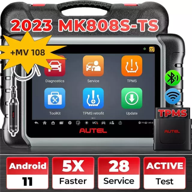 Autel MaxiCOM MK808S-TS Bidirectional TPMS Scanner Tool TPMS Programming Relearn