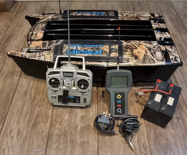 ANGLING TECHNICS MICROCAT Bait Boat With Graphic Echo Sounder Carp