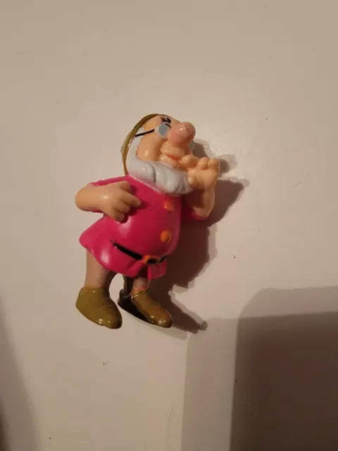 Vintage 1993 Disney Snow White The Seven Dwarves Mini Figure Cake Topper Mattel
