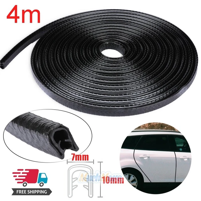 Flewdart - Joints En Caoutchouc EPDM Pour Portières, Capot, Hayon - Isolation Phonique, étanchéité - Kit Universel Auto-adhésif