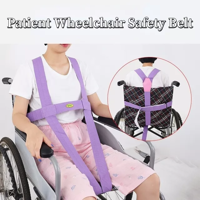 Adjustable Elderly Patient Wheelchair Belt Safety Anti-slip Harness Seat Strap