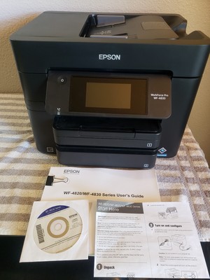 EPSON WORKFORCE PRO Wf-4833 All-in-one Wireless Copier fax Scan Inkjet Printer $169.99 - PicClick