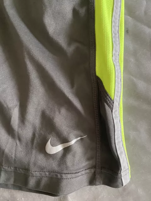 Pantaloncini nike ragazzi grigio M Medium palestra sportiva PE neon estate casual spiaggia 2