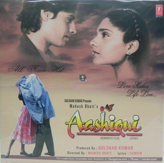 AASHIQUI LP RECORD Bollywood Nadeem Shravan Hindi Soundtrack Vinyl ...