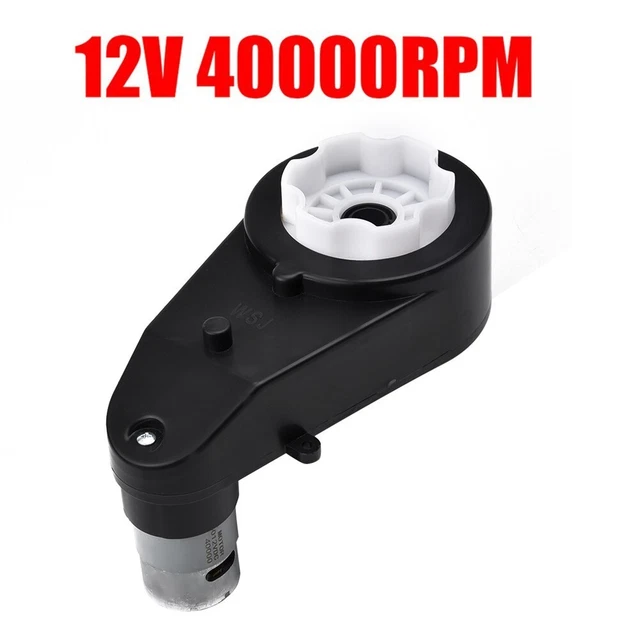 Cambio motore elettrico 12 V 40000 giri/min RS550 per giocattoli in bicicletta bambini nero