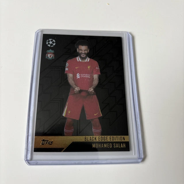 TOPPS MATCH ATTAX 20242025 24/25 Mohamed Salah Liverpool Black Edge