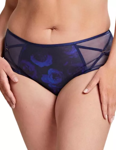 Panache Sculptresse Dionne High Waist Brief 9694 Womens Knickers Exotic Bloom