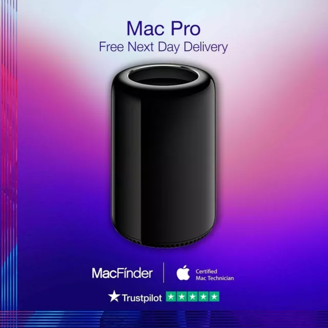 Apple Mac Pro 6,1 2013 3.5Ghz 6 Core / 64GB / 256GB SSD / D300 Fire Pro