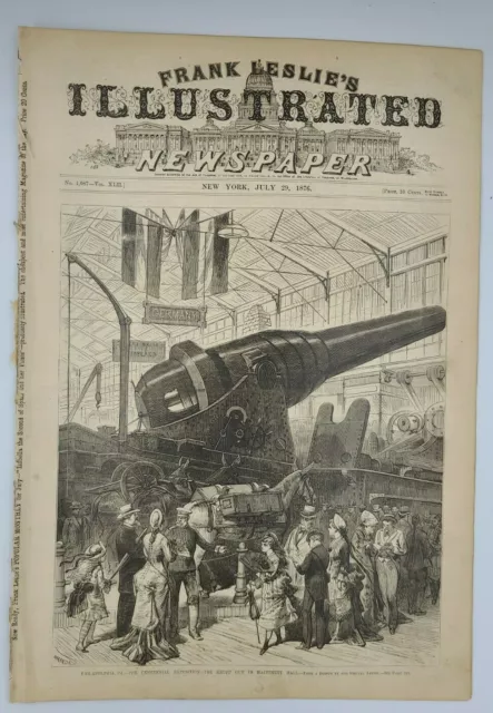 Frank Leslie's   7/29/1876 Battle of Little Big Horn        great issue!