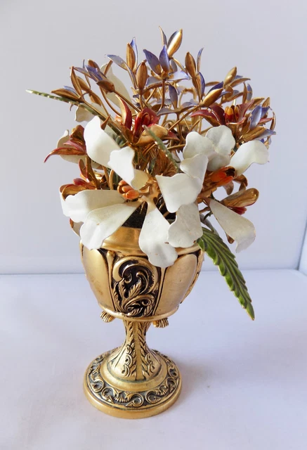 Franklin Mint Imperial Russian Enamel Flower Bouquet Igor Carl Faberge