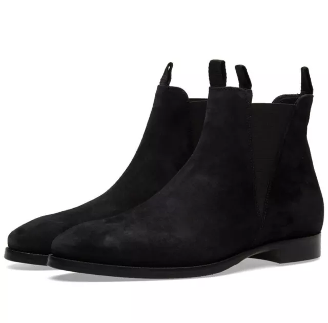 ACNE Studios Zach Chelsea Boots in Black Sude SZ 36 EUC Ret $570