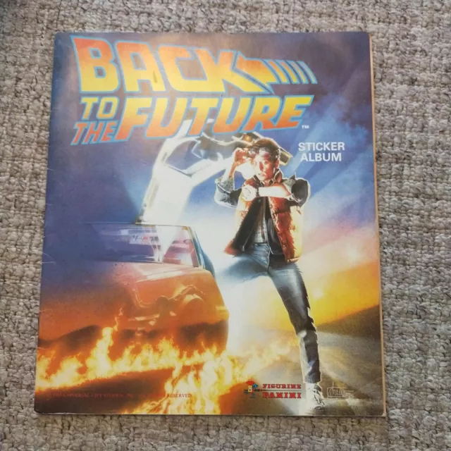 Panini Back To The Future Sticker Album 1985  Incomplete