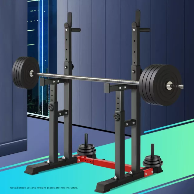 Finex Adjustable Squat Rack Weight Bench Press Barbell Bar Stand Weight Lifting