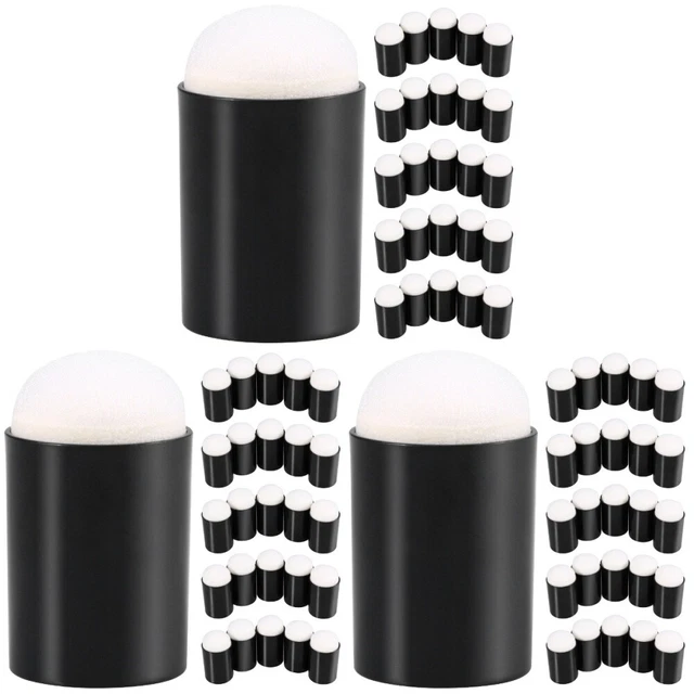90 Pcs Plastic Finger Painting Sponge Child Children Foam Chalk Ink