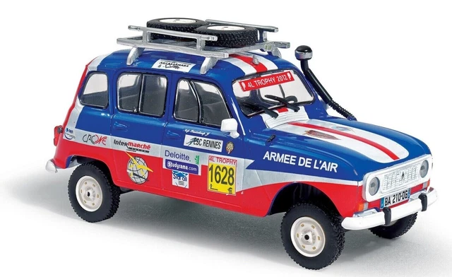 Lot De 4 Miniatures Autos 1/43 IXO - Série Tour De France - Véhicules Renault
