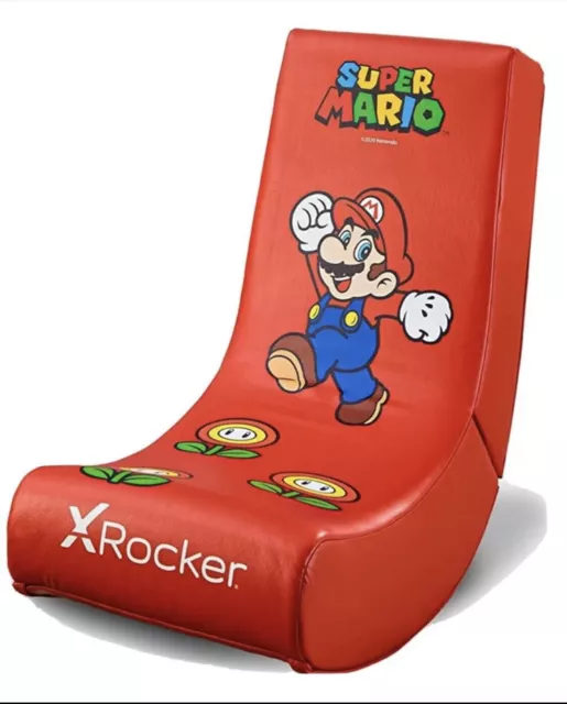 Super Mario Spotlight Floor X Rocker Gaming Chair - New! Ships Free!