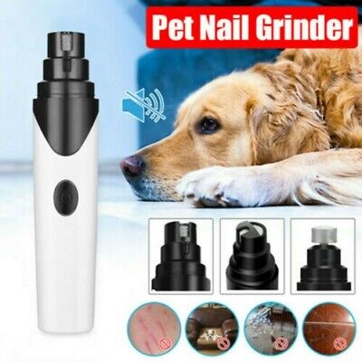 Pet Dog Cat Toe Nail Grinder Electric File Claws Clippers Grooming Trimmer Tools