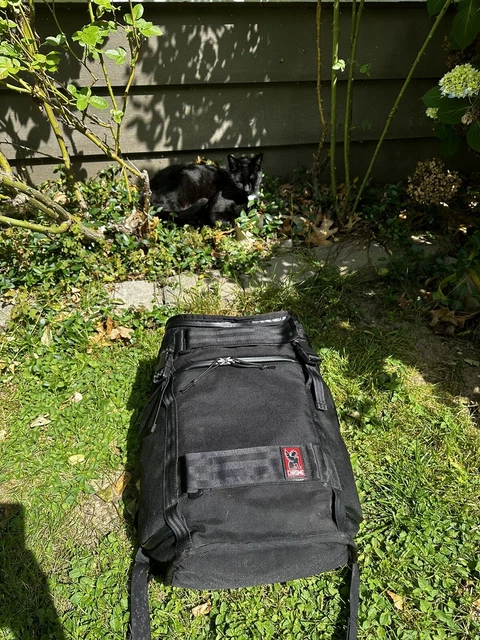 Chrome Niko Black Camera Drone Water Resistant Backpack Modular Dividers