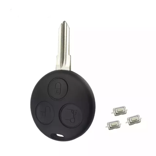 Chiave Guscio Telecomando 3 Tasti Micro Pulsanti Smart Fortwo Roadster Pulse 450