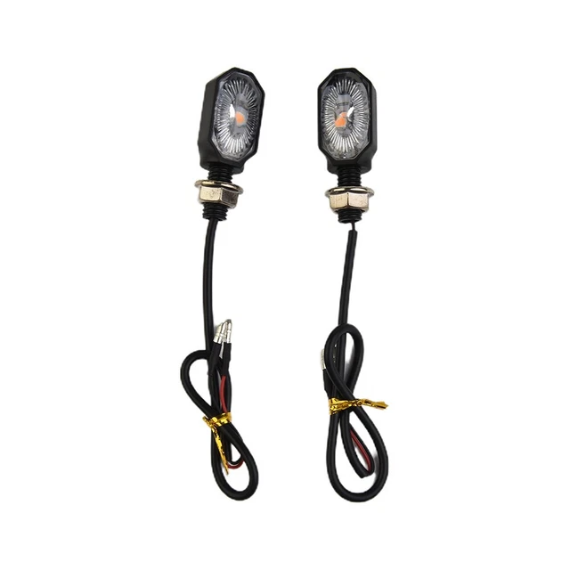 Lenti Frecce Moto In ABS - Sostituzione Coperchi Indicatori Di Direzione Per Suzuki GSX, SV, V-Strom E Altri (Marrone, 2 Pezzi)