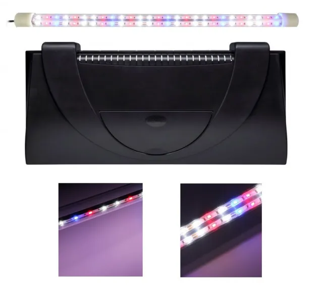 LED Couleur Aquarium Couverture 40x25 60x30 80x35cm Éclairage Lumière Capot