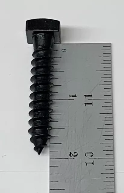 (25) 3/8 X 2 Square Head Lag Bolt Screw Steel BLACK OXIDE 3/8x2" SQUARE HEAD