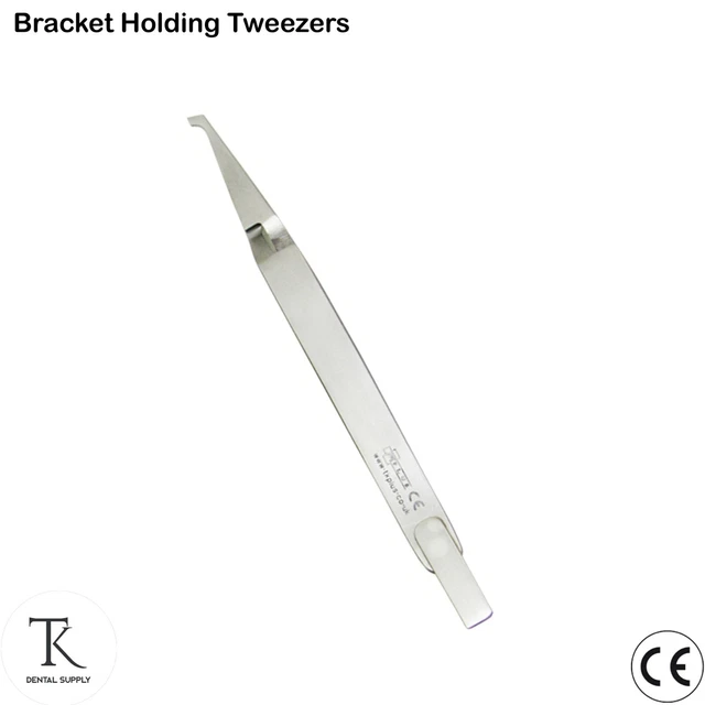 BRACKET HOLDING & Placing Tweezers Laboratory Dental Orthodontic ...