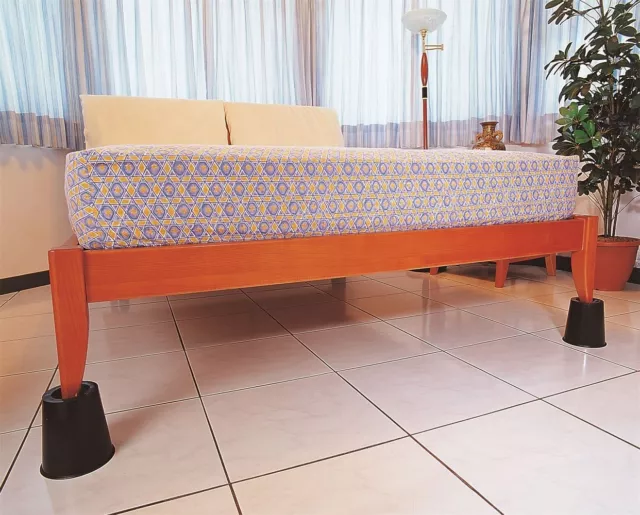 Alzati per sedia a cono 4 pz piedi di elefante mobili elevatore extra rialzisti letto