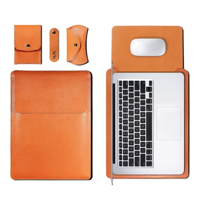 Leather Laptop Cover Waterproof Scratch Resistant Accessories Sleeve Bag Case